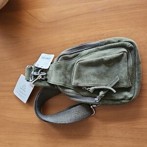 Free People Hudson suede bag NWT